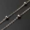 Brass Satellite Chain Necklaces NJEW-JN03558-01-4