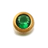 304 Stainless Steel Rhinestone Beads STAS-D310-05G-02-2