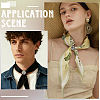 4Pcs 4 Styles PU Leather with Alloy Scarf Clips FIND-CL0002-25-5