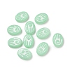 Baking Paint Glass Beads LAMP-D003-06H-1