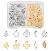 50Pcs 10 Styles 201 & 304 & 306 Stainless Steel Charms STAS-FS0001-47-1