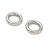 Tarnish Resistant 304 Stainless Steel Spring Gate Rings X-STAS-D070-01P-2