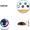 Flatback Glass Cabochons for DIY Projects GGLA-AR0001-01J-2