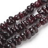 Natural Garnet Beaded Necklaces and Bracelets X-SJEW-Q034-02-5