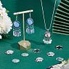 30Pcs 304 Stainless Steel Pendant Cabochon Settings STAS-UN0062-85-2