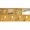 5D Flower/Leaf Watermark Slider Art Stickers MRMJ-S008-084-M-3
