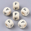 Printed Natural Wood Beads LS-WOOD-T026-001F-1