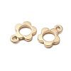 Alloy Hollow Flower Charms PALLOY-F318-04KCG-2