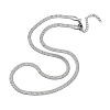 304 Stainless Steel Herringbone Chain Necklaces NJEW-P282-05P-2