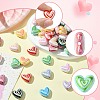 50Pcs Opaque Arylic Beads OACR-CJ0001-87-3