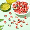 100Pcs 4 Styles Handmade Polymer Clay Beads CLAY-YW0002-38-5