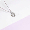 16Pcs 4 Colors Brass Micro Pave Cubic Zirconia Tube Bails ZIRC-HY0001-09-4