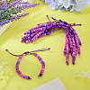 Handmade Polymer Clay Bead Bracelets Making AJEW-TAC00079-4