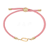 1Pc Adjustable Nylon Cord Slider Bracelets for Women BJEW-LP0001-32G-03-1