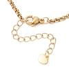 4MM 304 Stainless Steel Rolo Chain Bracelet Making AJEW-JB01464-01-4