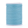 Round Waxed Polyester Cord YC-G006-01-1.0mm-06-1