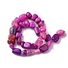 Natural Agate Beads Strands G-RM241227-04-4