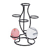 7-Slot Iron Easter Egg Display Stands ODIS-WH0058-21B-EB-1
