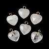 Natural Quartz Crystal Pendants G-E603-01G-10-1