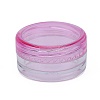 3G Plastic Empty Portable Facial Cream Jar LS-X-MRMJ-WH0020-01B-3