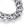 Tarnish Resistant 304 Stainless Steel Curb Chains Bracelets BJEW-E346-15P-2