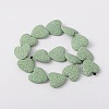 Synthetic Lava Rock Bead Strands G-N0113-15-2