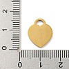 Ion Plating(IP) 304 Stainless Steel Pendants FIND-M017-01G-H-3