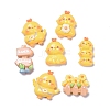 Spring Theme Opaque Cute Chick Resin Decoden Cabochons RESI-B024-08-1