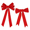 2Pcs 2 Styles Polyester Bowknot DIY-TA0014-50A-2