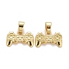 Rack Plating Real 18K Gold Plated Brass Pendants KK-E271-05G-1