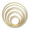 8Pcs 8 Styles Bamboo Embroidery Hoop FIND-CJ0001-97-1