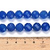 Natural Blue Chalcedony Beads Strands GG-NH0004-A01-02-5