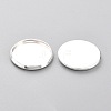 304 Stainless Steel Cabochon Settings STAS-Y001-12E-S-3