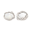 Natural White Shell Paw print Charms BSHE-Z003-10A-P-1