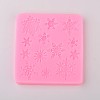Snowflake Shape DIY Food Grade Silicone Molds AJEW-L054-90-1