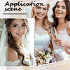 12Pcs Tinplate & Plastic Bride Badges for Wedding Party Bridal Shower Decoration AJEW-SC0032-08A-5