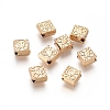 Long-Lasting Plated Alloy Beads PALLOY-E576-02G-2
