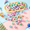 DIY Round Acrylic & Silicone Beads Jewelry Making Finding Kits DIY-TA0012-04-6