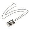 Non-Tarnish 304 Stainless Steel Tarot Pendant Necklaces NJEW-A026-01P-03-3