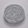 Glitter Resin Hotfix Rhinestone(Hot Melt Adhesive On The Back) DIY-WH0157-43A-01-2