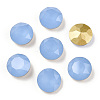 Pointed Back Glass Rhinestone Cabochons RGLA-T029-10mm-24-1