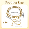 1Pc Ethnic Style Alloy & Iron Coin Tassel Waist Body Chains for Women AJEW-GF0014-23-2