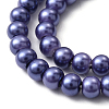 Eco-Friendly Dyed Glass Pearl Round Beads Strands X-HY-A002-4mm-RB079N-2