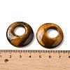 Natural Tiger Eye Pendants G-T122-76B-3