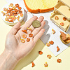40Pcs 8 Styles Baking Paint Alloy Charms ENAM-CJ0007-06-4