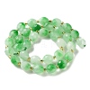 Natural Dyed White Jade Beads Strands G-N342-149A-01-3