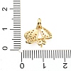 Brass Micro Cubic Zirconia Peg Bail Charms LS-KK-Q794-04A-G-3