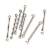 Non-Tarnish 304 Stainless Steel Connector Charms STAS-Q323-04E-P-1