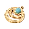 Synthetic Turquoise Pendants SA-CBA816B-01G-2