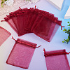 50Pcs Organza Bags Jewellery Storage Pouches Wedding Favour Party Mesh Drawstring Gift OP-TA0001-16D-5